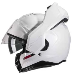 HJC I100 Flip Front Helmet - White -Motorcycle Clothing Store HJC i100 Flip Front Helmet White 3