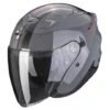 Scorpion Exo-230 SR Helmet - Cement Grey Red -Motorcycle Clothing Store Scorpion Exo 230 SR Helmet Cement Grey Red 1