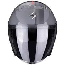 Scorpion Exo-230 SR Helmet - Cement Grey Red -Motorcycle Clothing Store Scorpion Exo 230 SR Helmet Cement Grey Red 3