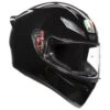 AGV K1 Helmet - Black -Motorcycle Clothing Store agv k1 helmet black getgearedshop