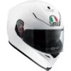 AGV K5-S Solid Helmet - White -Motorcycle Clothing Store agv k5 s solid helmet white getgearedshop 1