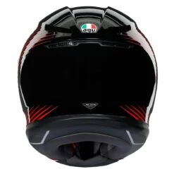 AGV K6 Rush Helmet - Black Red -Motorcycle Clothing Store agv k6 rush helmet black red getgearedshop 4