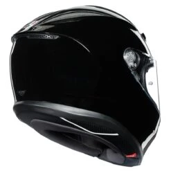 AGV K6 Solid Helmet - Black -Motorcycle Clothing Store agv k6 solid helmet black getgearedshop 3