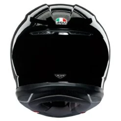 AGV K6 Solid Helmet - Black -Motorcycle Clothing Store agv k6 solid helmet black getgearedshop 4