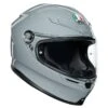 AGV K6 Solid Helmet - Grey -Motorcycle Clothing Store agv k6 solid helmet grey getgearedshop 1