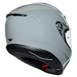 AGV K6 Solid Helmet - Grey -Motorcycle Clothing Store agv k6 solid helmet grey getgearedshop 3