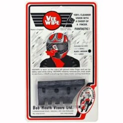 Bob Heath Vee Gloves Visor Wiper -Motorcycle Clothing Store bob heath finger glove rain visor wiper black getgearedshop
