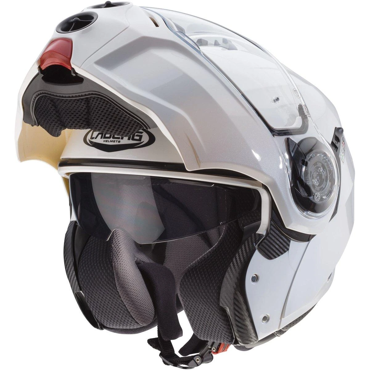 Caberg Droid Metal Helmet - White 4 Caberg Droid Metal Helmet - White - Image 2