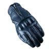 Five Kansas Leather Gloves WP - Black 1 Five Kansas Leather Gloves WP - Black -Motorcycle Clothing Store five kansas leather gloves wp black getgearedshop 1