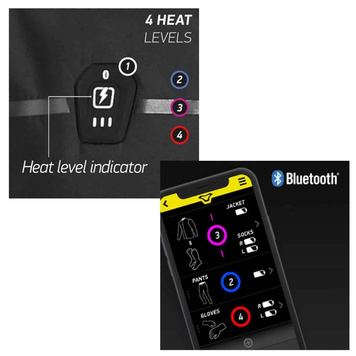 Macna Ascent Heated Quilt Jacket - Black 5 Macna Ascent Heated Quilt Jacket - Black - Image 3