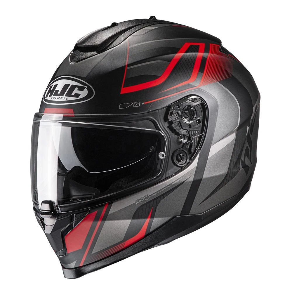 HJC C70 Helmet Lantic - Red 3 HJC C70 Helmet Lantic - Red