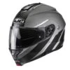 HJC C91 Flip Front Helmet Tero - Black Grey 1 HJC C91 Flip Front Helmet Tero - Black Grey -Motorcycle Clothing Store hjc c91 flip front helmet tero black grey getgearedshop