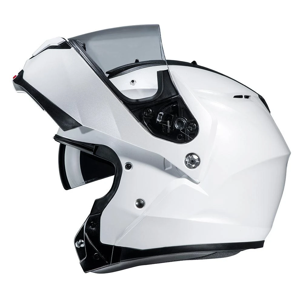HJC C91 Flip Front Helmet - White 4 HJC C91 Flip Front Helmet - White - Image 2