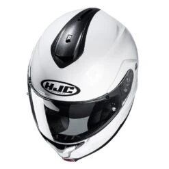 HJC C91 Flip Front Helmet - White 8 HJC C91 Flip Front Helmet - White -Motorcycle Clothing Store hjc c91 flip front helmet white getgearedshop 3