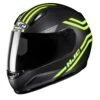 HJC CL-Y Strix Youth Helmet - Black Yellow -Motorcycle Clothing Store hjc cl y strix youth helmet black yellow getgearedshop 1