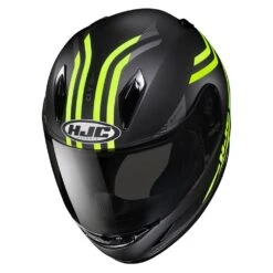 HJC CL-Y Strix Youth Helmet - Black Yellow -Motorcycle Clothing Store hjc cl y strix youth helmet black yellow getgearedshop 2