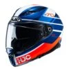 HJC F70 Helmet Tino - Blue Red White -Motorcycle Clothing Store hjc f70 helmet tino blue red white getgearedshop 1