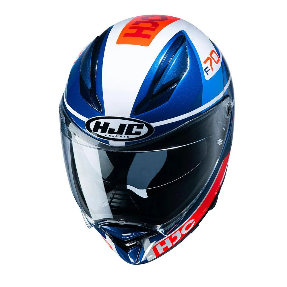 HJC F70 Helmet Tino - Blue Red White 4 HJC F70 Helmet Tino - Blue Red White - Image 2