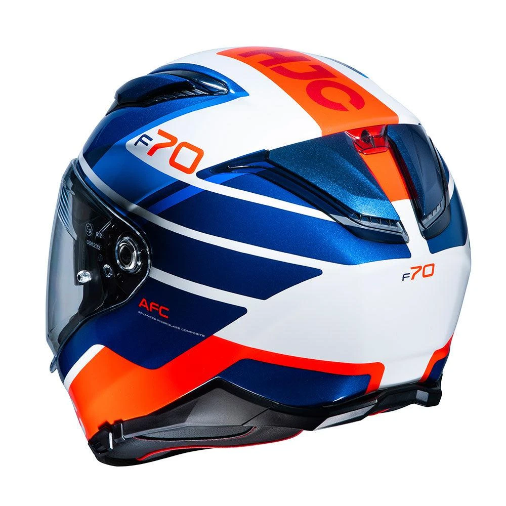 HJC F70 Helmet Tino - Blue Red White 5 HJC F70 Helmet Tino - Blue Red White - Image 3