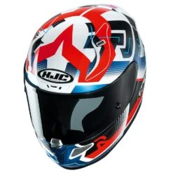 HJC RPHA 11 Nectus Helmet - Red White Blue -Motorcycle Clothing Store hjc rpha 11 nectus helmet red white blue getgearedshop 3
