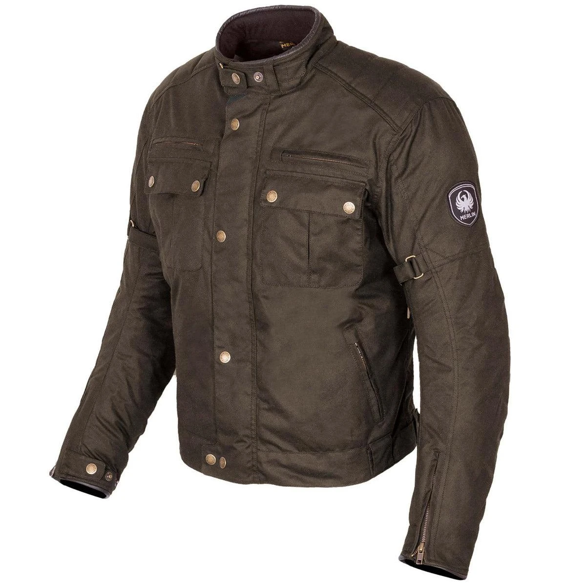 Merlin Barton II Wax Jacket WP - Olive - SALE 3 Merlin Barton II Wax Jacket WP - Olive - SALE