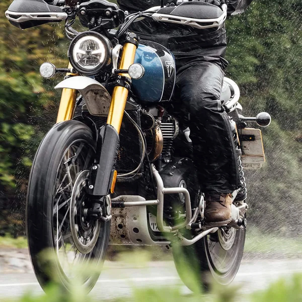 Merlin Platinum Rain Overtrousers WP - Black - SALE 4 Merlin Platinum Rain Overtrousers WP - Black - SALE - Image 2