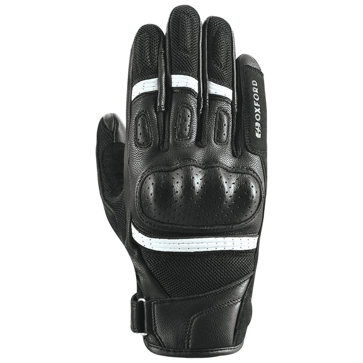 Oxford RP-6S Gloves - Black White - SALE 3 Oxford RP-6S Gloves - Black White - SALE