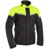 Oxford Spartan Long Jacket WP - Black Fluo -Motorcycle Clothing Store oxford spartan long jacket wp black fluo getgearedshop 1