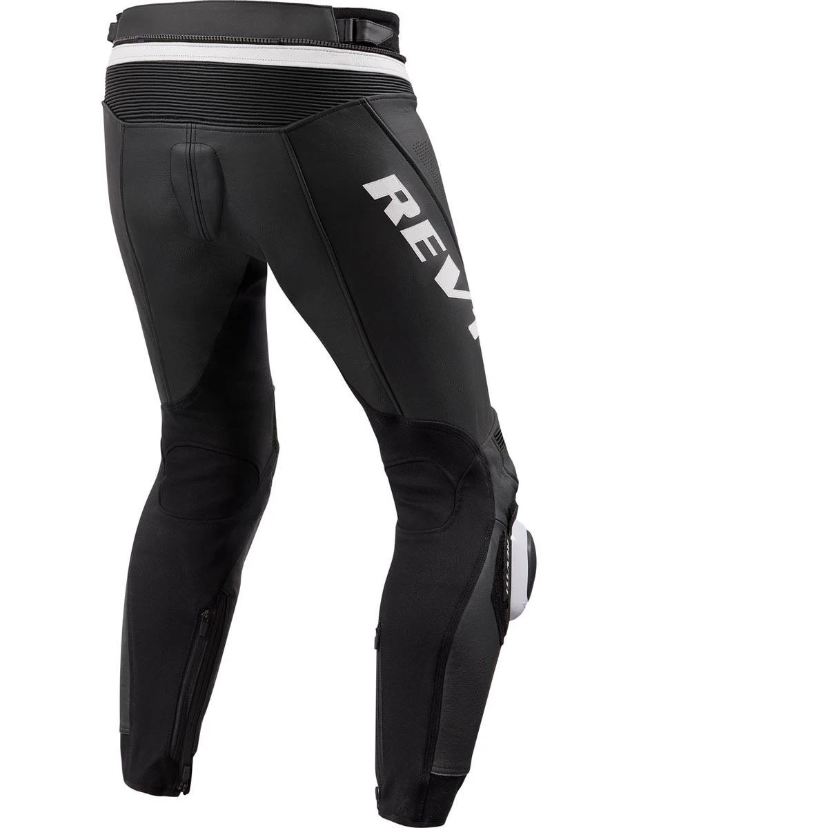 Rev It! Apex Leather Trousers Reg Leg - Black White 4 Rev It! Apex Leather Trousers Reg Leg - Black White - Image 2