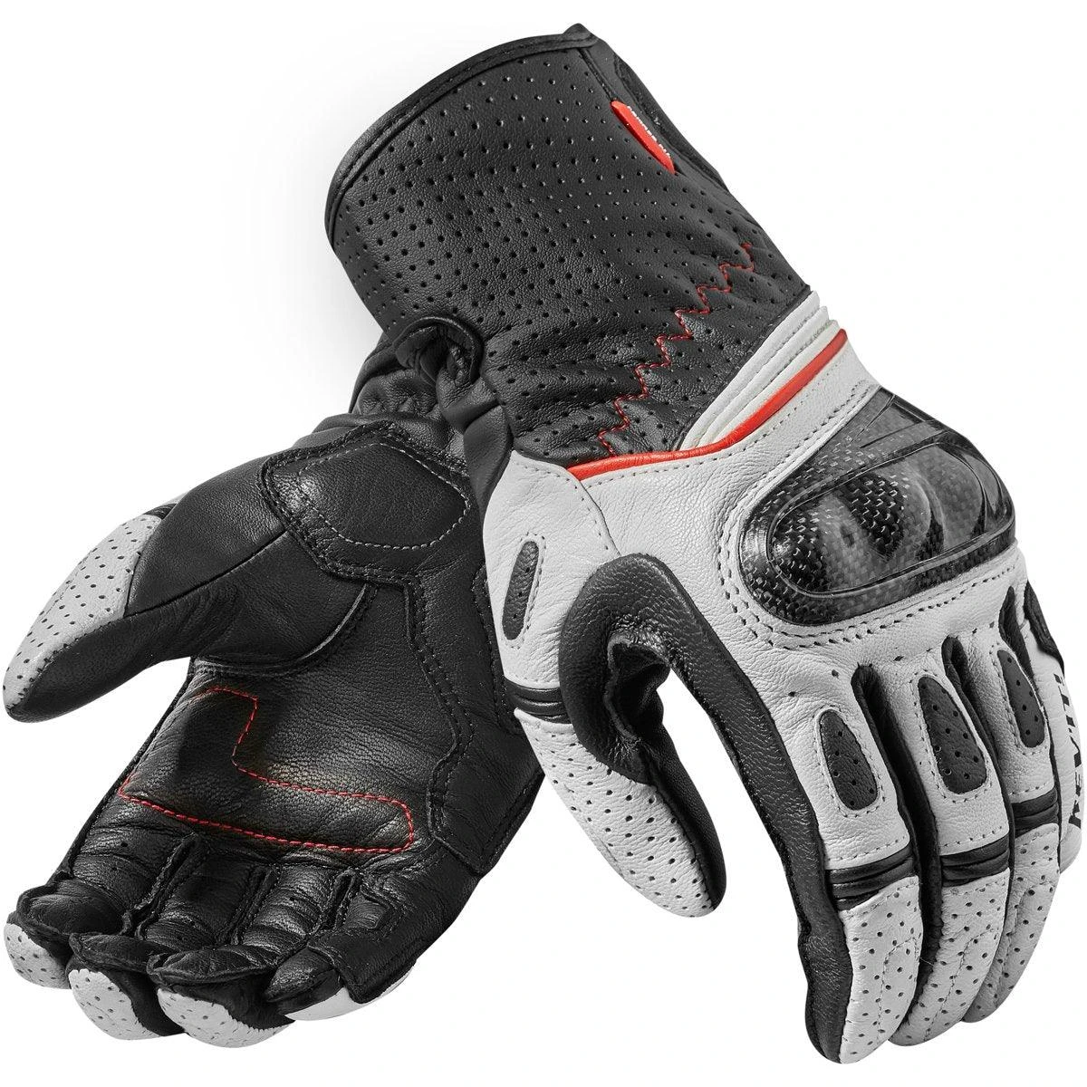 Rev It! Chevron 2 Gloves Ladies - White Black 3 Rev It! Chevron 2 Gloves Ladies - White Black