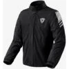 Rev It! Cyclone 3 H2O Rain Jacket WP - Black 1 Rev It! Cyclone 3 H2O Rain Jacket WP - Black -Motorcycle Clothing Store rev it cyclone 3 h2o rain jacket wp black getgearedshop 1