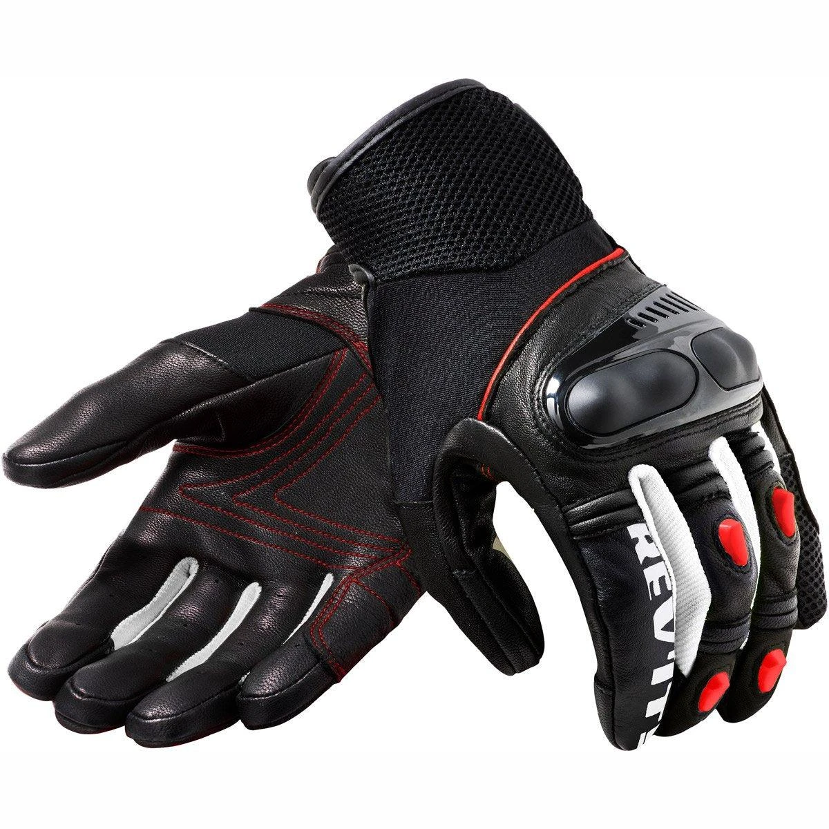 Rev It! Metric Gloves - Black Neon Red 3 Rev It! Metric Gloves - Black Neon Red