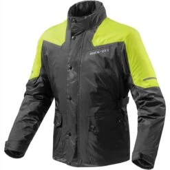 Rev'It! Nitric 2 H2O Rain Jacket WP - Black Yellow - SALE