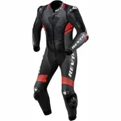 Rev It! Quantum 2 One-Piece Suit - Anthracite Neon Red