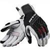 Rev It! Sand 4 Gloves - Light Grey Black -Motorcycle Clothing Store rev it sand 4 gloves light grey black getgearedshop 1