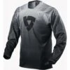 Rev It! Scramble Enduro Jersey - Black White -Motorcycle Clothing Store rev it scramble enduro jersey black white getgearedshop 1