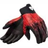 Rev It! Spectrum Gloves - Black Neon Red -Motorcycle Clothing Store rev it spectrum gloves black neon red getgearedshop 1