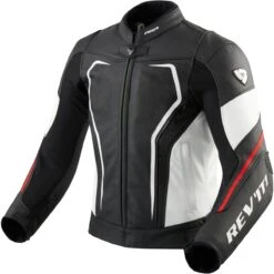 Rev It! Vertex GT Leather Jacket - Black Red - SALE
