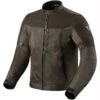 Rev It! Vigor 2 Mesh Jacket - Black Olive -Motorcycle Clothing Store rev it vigor 2 mesh jacket olive front