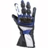 Richa Ravine Gloves - Black White Blue 2 Richa Ravine Gloves - Black White Blue -Motorcycle Clothing Store richa ravine gloves black white blue getgearedshop