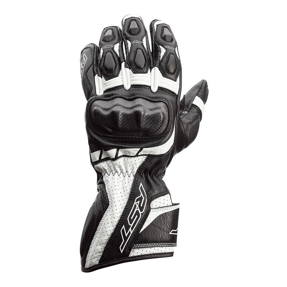 RST Axis Gloves CE - Black White 3 RST Axis Gloves CE - Black White