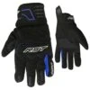 RST Rider Gloves 2100 CE - Black Blue -Motorcycle Clothing Store rst rider gloves 2100 ce black blue getgearedshop