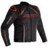 RST S-1 Textile Jacket CE WP - Black Grey Red -Motorcycle Clothing Store rst s 1 textile jacket ce wp black grey red getgearedshop 1