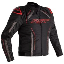 RST S-1 Textile Jacket CE WP - Black Grey Red