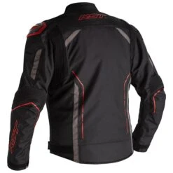 RST S-1 Textile Jacket CE WP - Black Grey Red -Motorcycle Clothing Store rst s 1 textile jacket ce wp black grey red getgearedshop 3