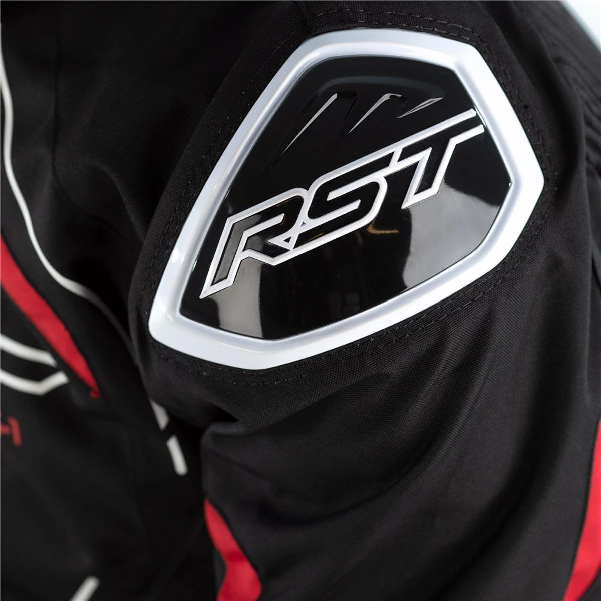 RST S-1 Textile Jacket CE WP - Black Red White 4 RST S-1 Textile Jacket CE WP - Black Red White - Image 2