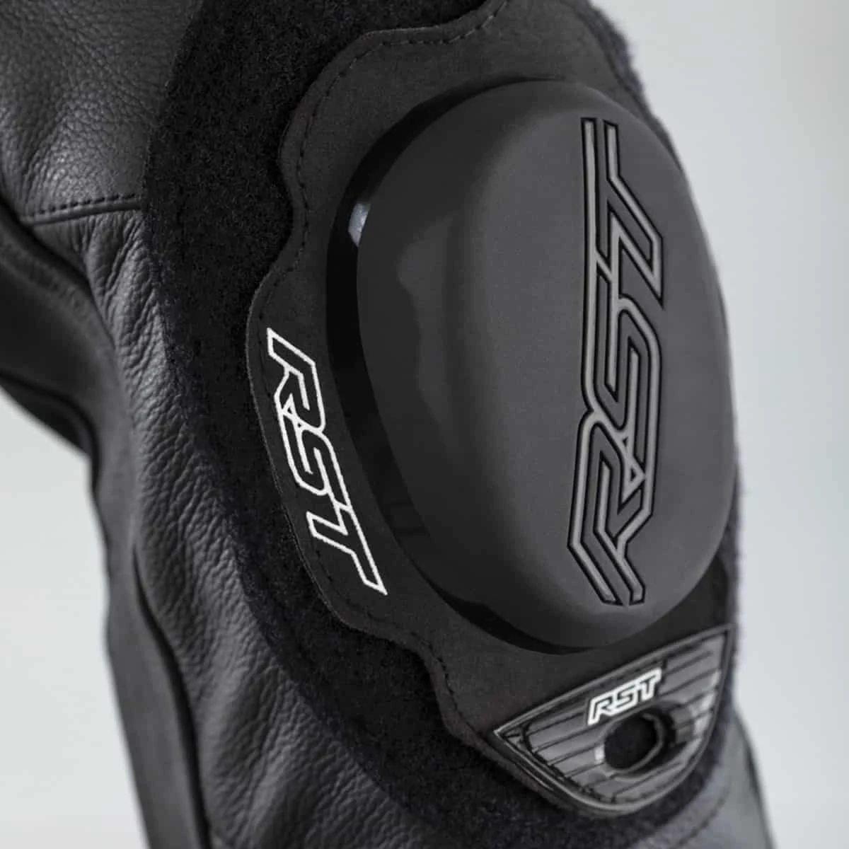 RST Sabre Leather Trousers Long 34in Leg - Black 4 RST Sabre Leather Trousers Long 34in Leg - Black - Image 2