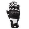 RST Shortie Gloves CE - Black White -Motorcycle Clothing Store rst shortie gloves ce black white getgearedshop 1
