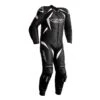 RST Tractech Evo 4 1PC Leather Suit CE - Black White -Motorcycle Clothing Store rst tractech evo 4 1pc leather suit ce black white getgearedshop 1