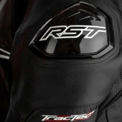 RST Tractech Evo 4 Leather Jacket CE - Black -Motorcycle Clothing Store rst tractech evo 4 leather jacket ce black getgearedshop 3